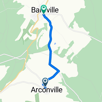 De Rue de l'Abreuvoir à Baroville - Place Mairie
