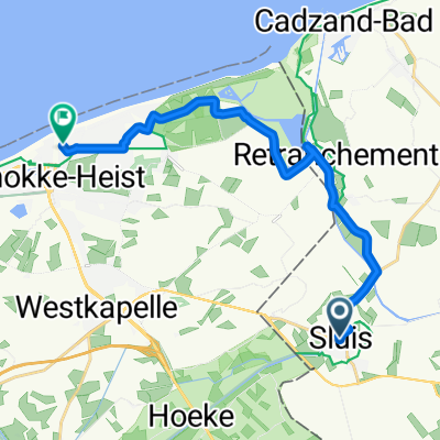 From Knokke-Heist to Sluis