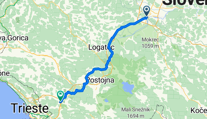 Ljubljana - Divača