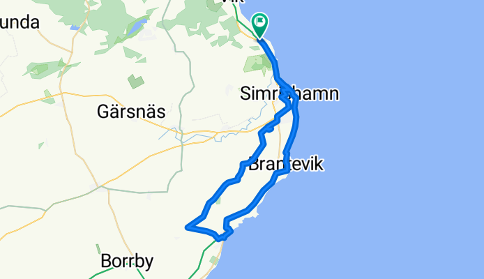 Kråsebovägen, Simrishamn to Skyttehallsvägen, Simrishamn