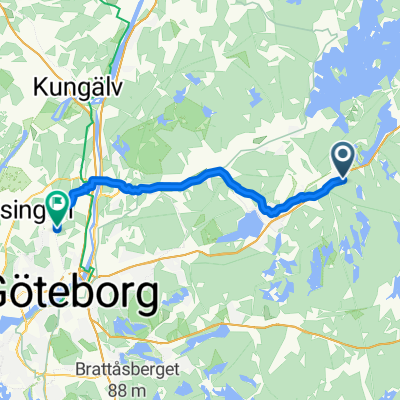 Ryttarebacksvägen, Floda to Lillhagsvinkeln, Hisings Backa