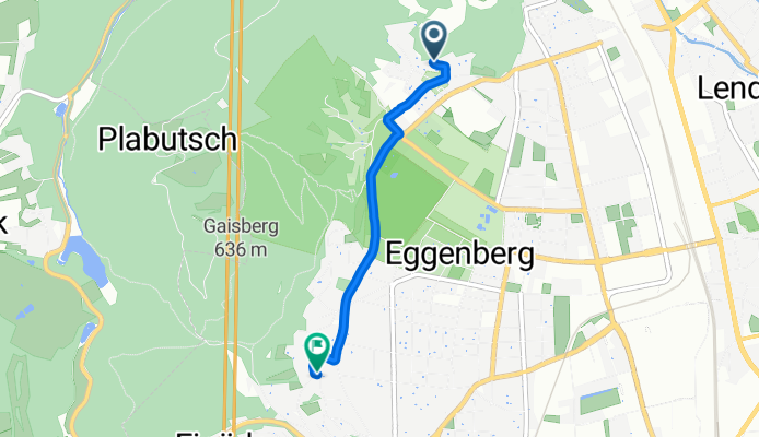 Bergstraße, Graz nach Hangweg, Graz