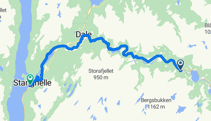 Bergsoyane nach Stanghelle Tag 13