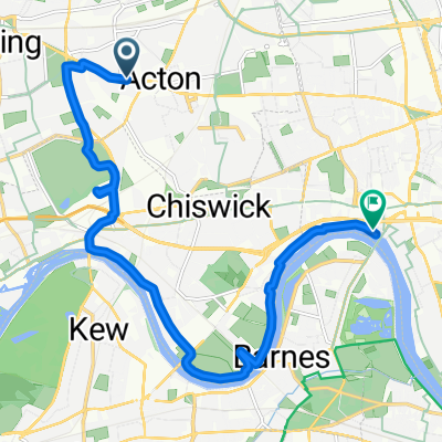 Hillcrest Road, London to Lower Mall, London