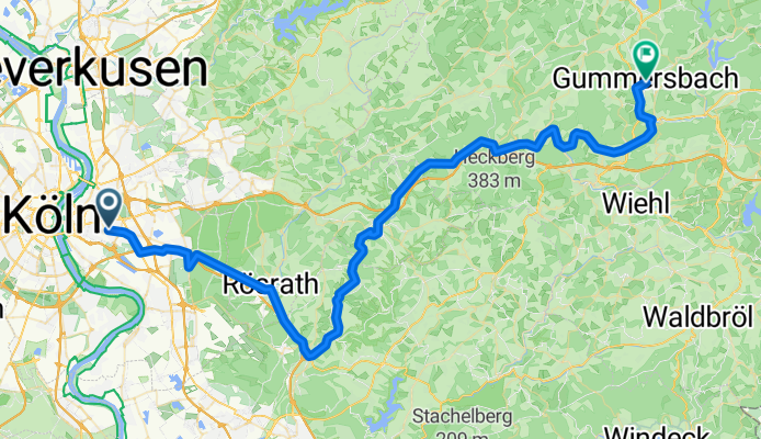 Von Köln bis Gummersbach