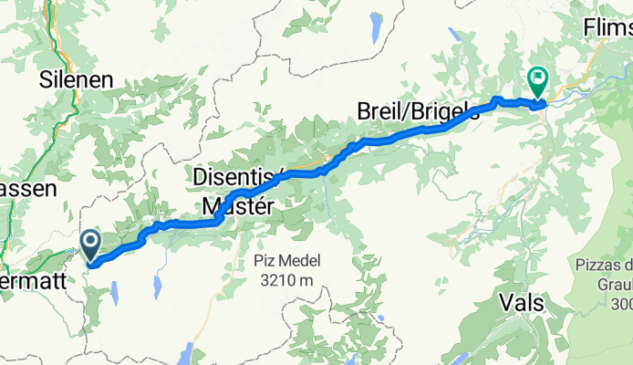 Via Alpsu, Rueras to Klosterweg, Ilanz