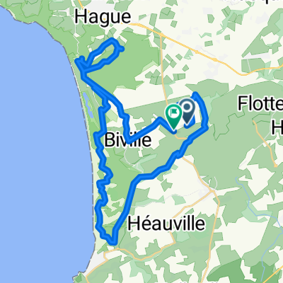 Chemin de la Fontaine, La Hague à Rue des Neuf Vergées, La Hague