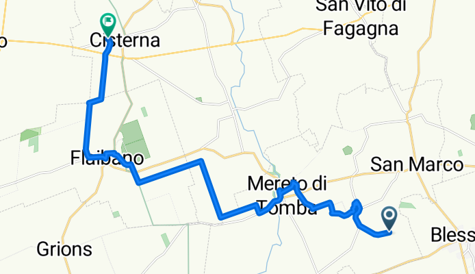 Mereto di Tomba a Via Tagliamento, Coseano