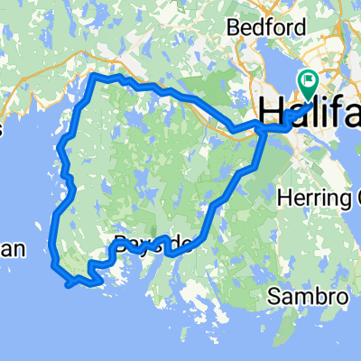 Stairs St, Halifax to Stairs St, Halifax