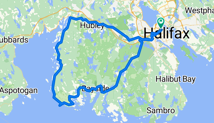 Stairs St, Halifax to Stairs St, Halifax