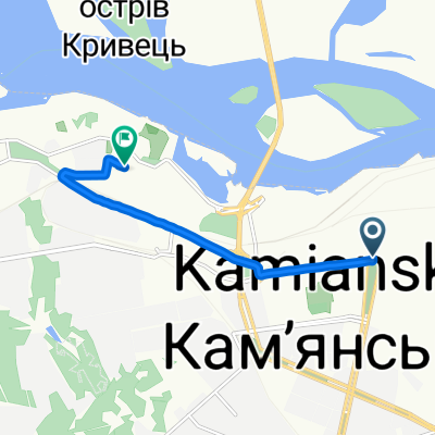 вулиця Соборна 6-А to вулиця Освітня