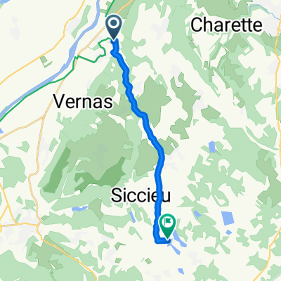 Impasse du Camping, Hières-sur-Amby à Chemin de la Rama, Siccieu-Saint-Julien-et-Carisieu