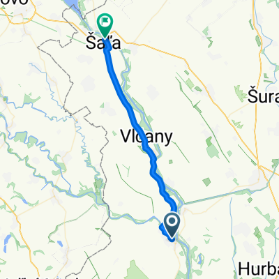 From Kolárovo to Šaľa