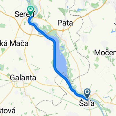 From Šaľa to Sereď
