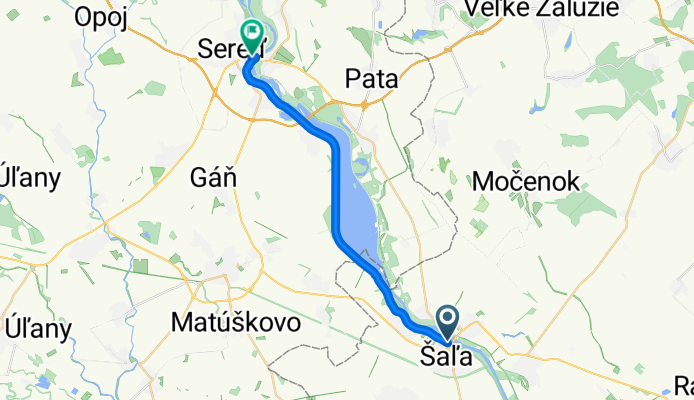 From Šaľa to Sereď