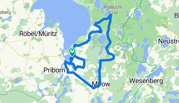 Mittelstraße, Rechlin nach Imkerweg, Rechlin