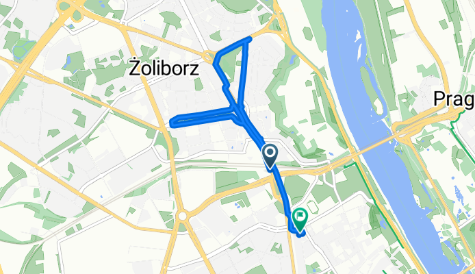 Adama Mickiewicza, Warsaw to Gen W Andersa, Warsaw