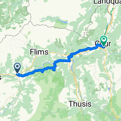 Klosterweg, Ilanz to Kupfergasse, Chur