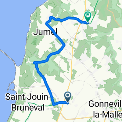 Route de Vitreville, Saint-Jouin-Bruneval to Rue de l'Abbé Pierre Langlois, Le Tilleul