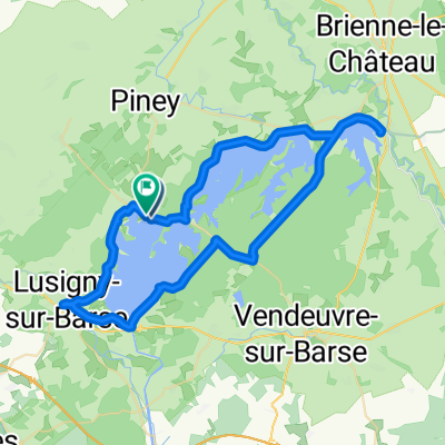 Route in Géraudot