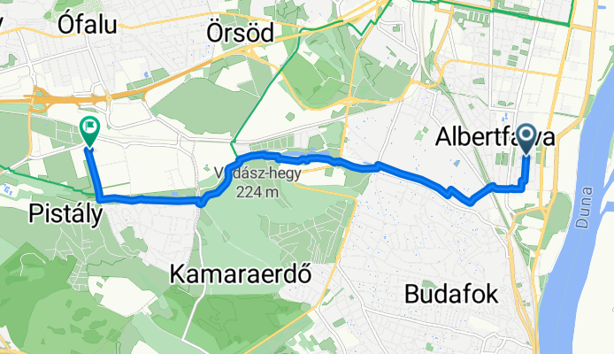 Route to Chs Hungary