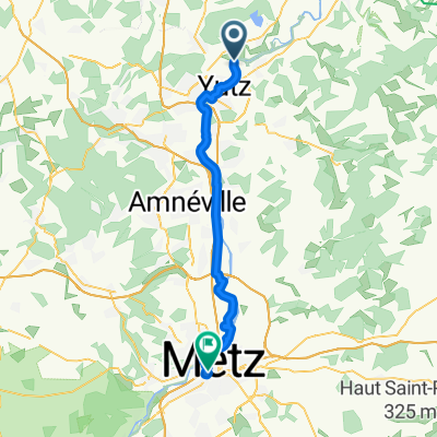 Manom - Metz Mosel Radweg