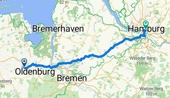 Heinrichstraße, Bad Zwischenahn to Rathausmarkt, Hamburg