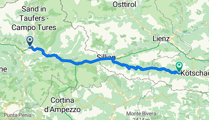 Bruneck - Oberdrauburg