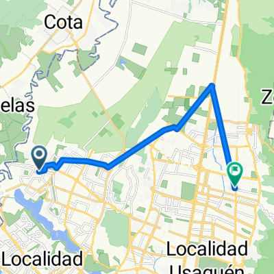 De Calle 138C-22 a Avenida Carrera # 164-51