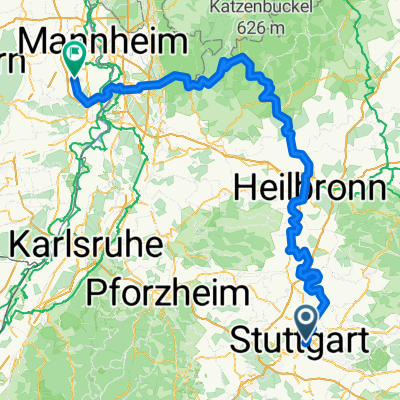 Uhlbergstraße nach Große Erde