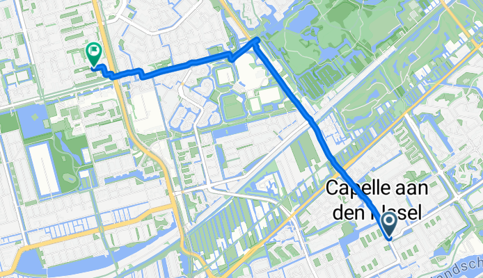 Reigerlaan, Capelle aan den IJssel naar Van Heukelomstraat, Rotterdam