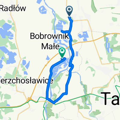 Tarnowska, Łęg Tarnowski do Komorów, Wierzchosławice