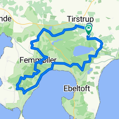 Route to Ebeltoft