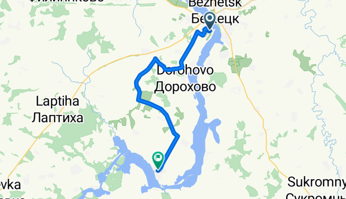 От улица Коммуны до Неизвестная Дорога