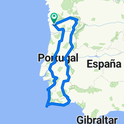 Route in Braga
