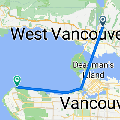 Route to Vancouver