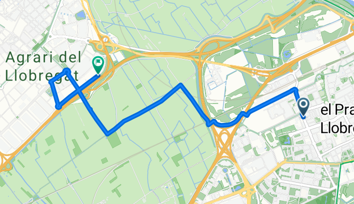 De Avinguda de la Verge de Montserrat a Carrer dels Feixars