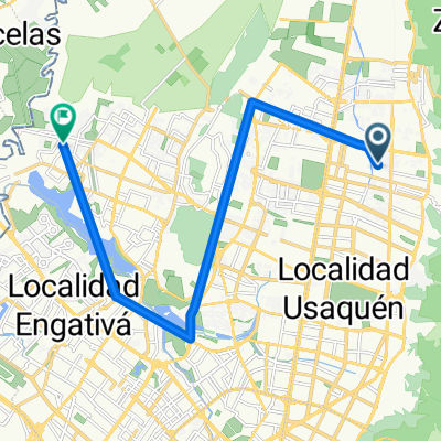 De Calle # 13C-11 a Carrera 142f-72