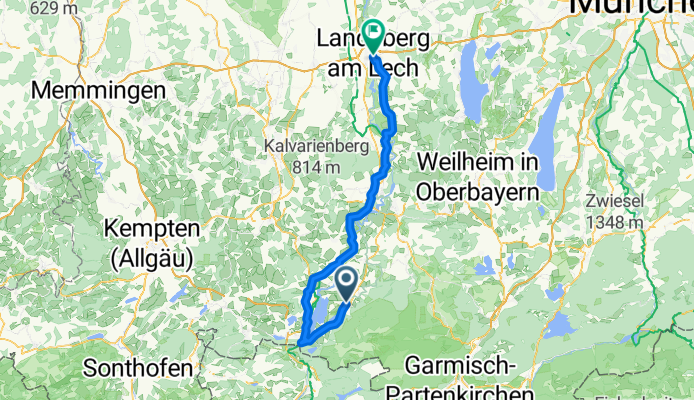 Halblech - Landsberg am Lech