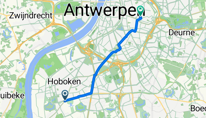 Verenigde Natieslaan, Antwerpen naar Kerkstraat, Antwerpen