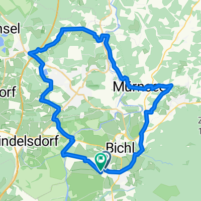 Moos- und Badeweiherrunde ab Benediktbeuern