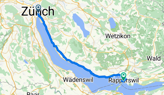 Zurich to Rapperswil-Jona day ride
