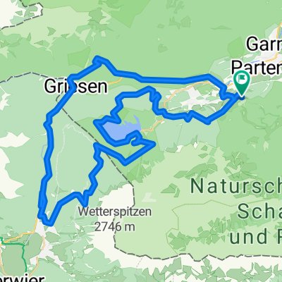 Eibsee – Panorama pur Runde von Kreuzeck-/Alpspitzbahn