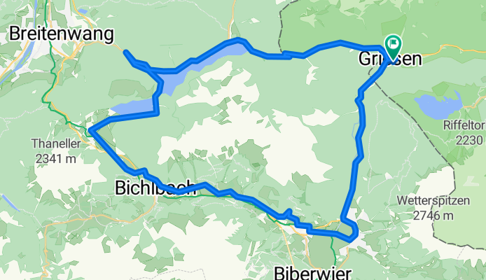 Am Plansee entlang – Zugspitzblick Runde von Griesen (Oberbay)