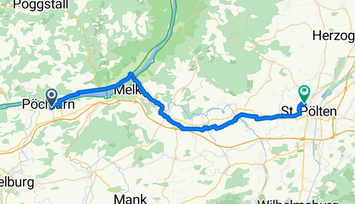 Von Pöchlarn bis Sankt Pölten