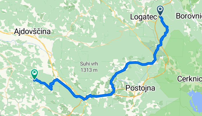 Logatec - Vipava
