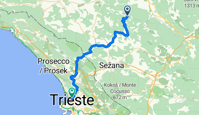 Vipava - Triest