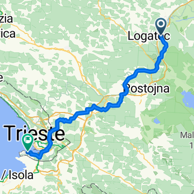 Logatec - Triest
