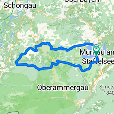 Gravelbiken - Wieskirche-Runde ab Murnau