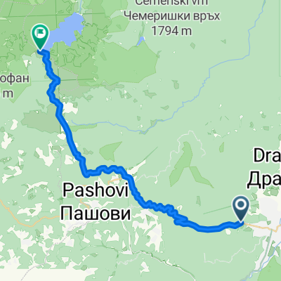 Velingrad to Belmeken dam